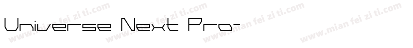 Universe Next Pro字体转换